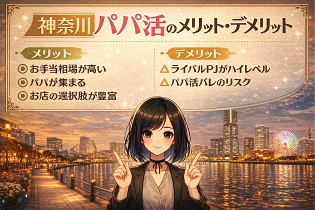 神奈川　パパ活　メリット　デメリット