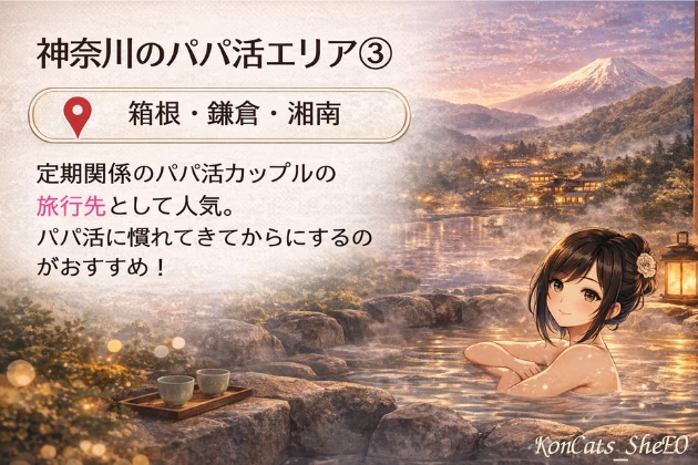神奈川　パパ活　箱根　湘南　鎌倉