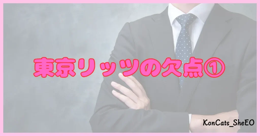 東京リッツ パパ活 交際クラブ パパ活アプリ 注意点 デメリット ①