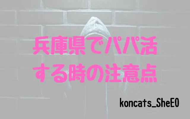 パパ活　兵庫　女性　注意点