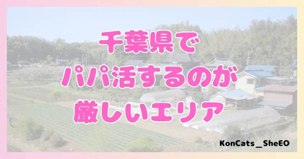 千葉　パパ活　パパ活アプリ　おすすめ　エリア　パパ活出来ない