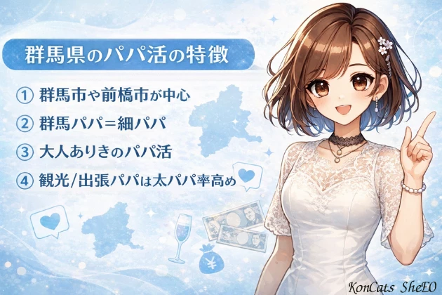群馬　パパ活　特徴
