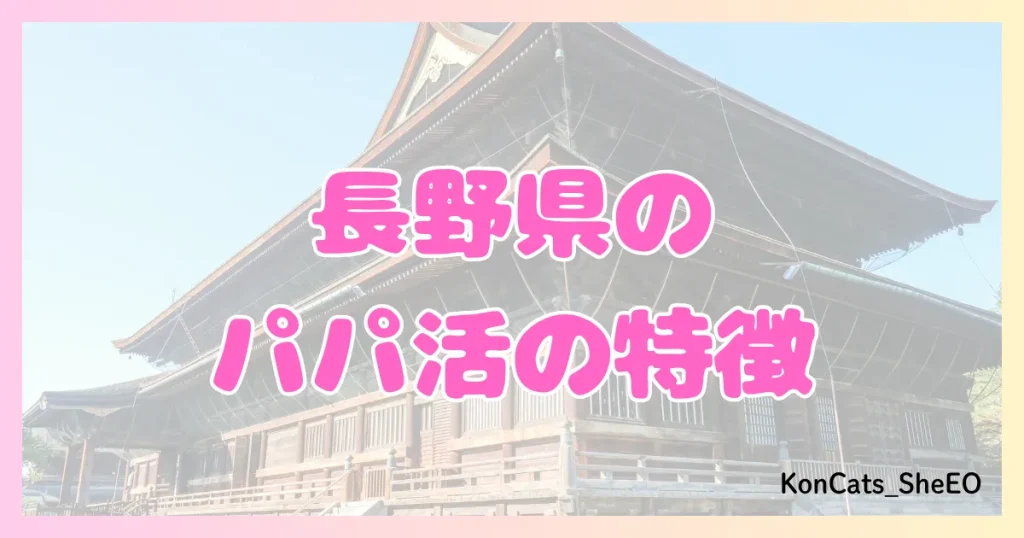 長野 パパ活 女性 特徴