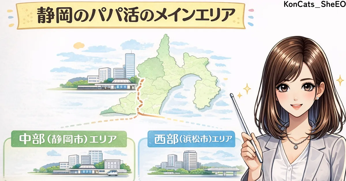 静岡県 パパ活 静岡パパ活のメインエリア