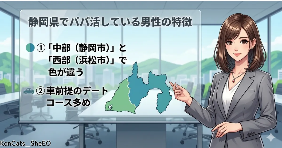 静岡県 パパ活 静岡県でパパ活している男性の特徴