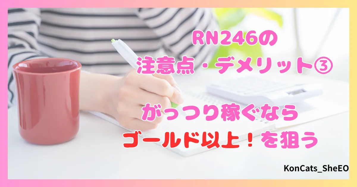 パパ活　RN246　女性　パパ活サイト　注意点　デメリット　③