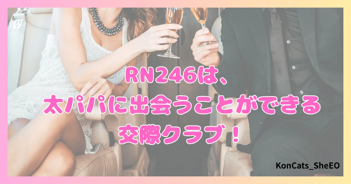 パパ活　RN246　女性　パパ活サイト　まとめ