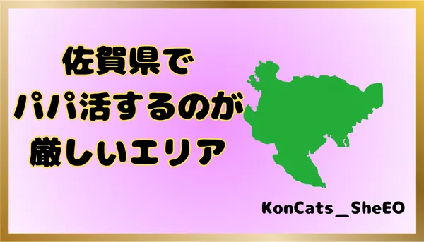 パパ活 佐賀県 女性 難しいエリア