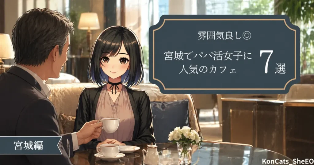 宮城県　パパ活　宮城県でパパ活女子に人気のカフェ