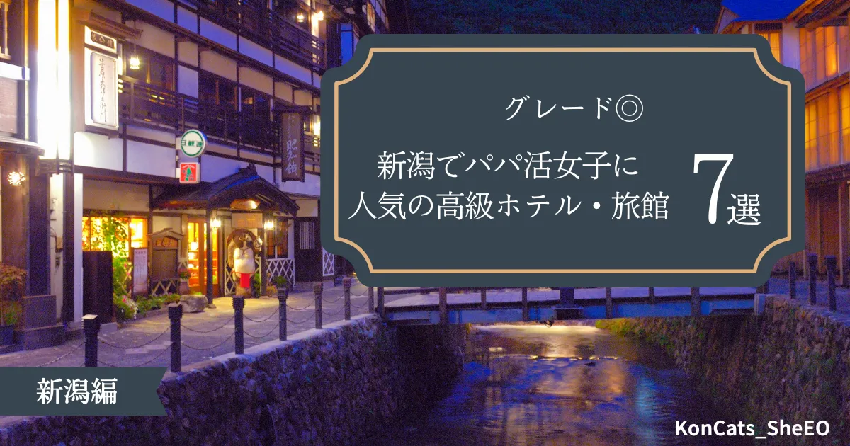 新潟県　パパ活　新潟でパパ活女子に人気の高級ホテル　旅館