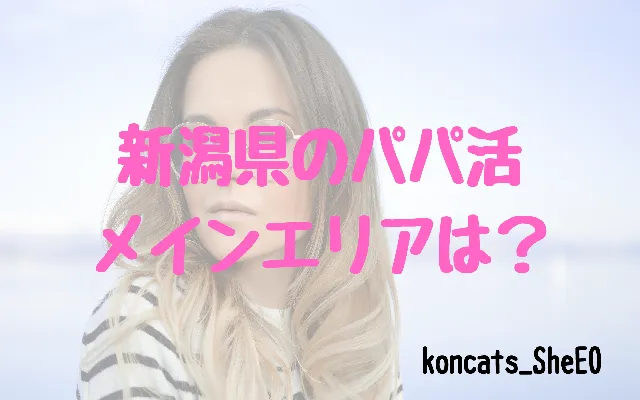パパ活　新潟県　女性　活動エリア