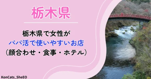 栃木　パパ活　栃木県で女性がパパ活で使いやすいお店　アイキャッチ