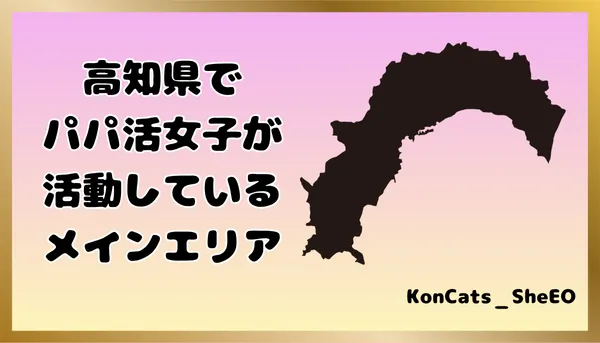 パパ活 高知県 女性 活動エリア