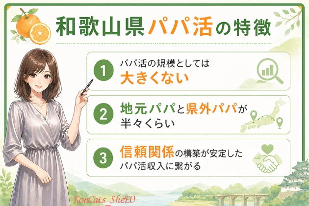 和歌山　パパ活　特徴