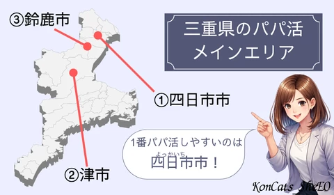 三重　パパ活　メインエリア