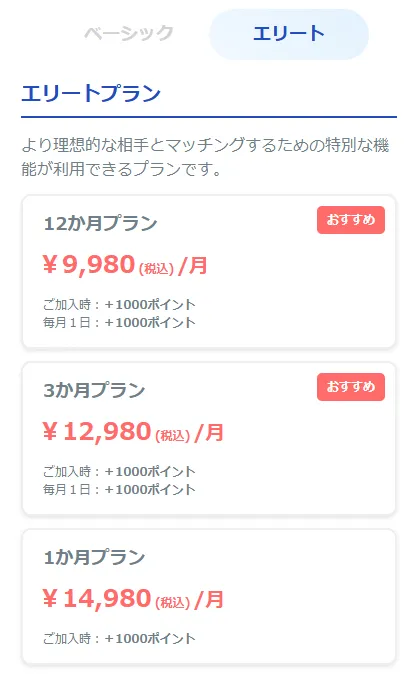 パトルン パパ活アプリ 女性 エリートプラン 料金