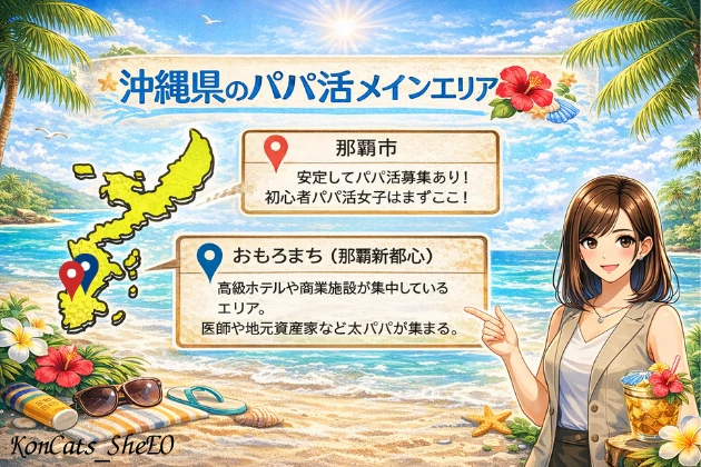 沖縄　パパ活　メインエリア