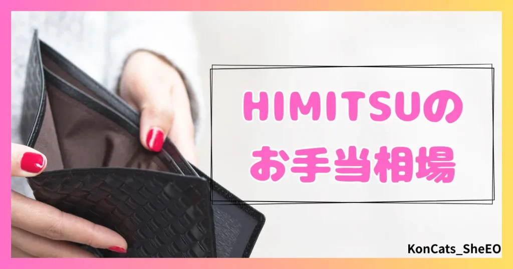 HIMITSU　パパ活　アテンドサービス　交際クラブ　女性　お手当相場