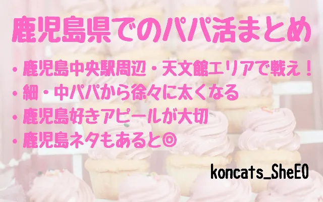 パパ活 鹿児島県 女性 まとめ