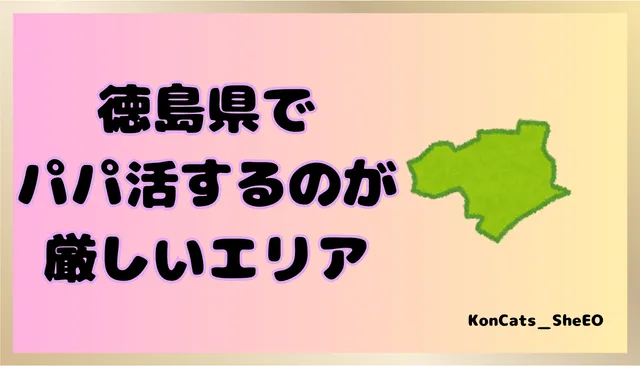 徳島県 パパ活 女性 難しいエリア