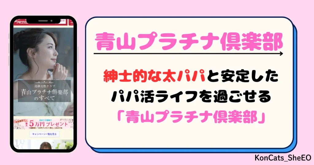 青山プラチナ倶楽部　パパ活　交際クラブ　女性 　まとめ