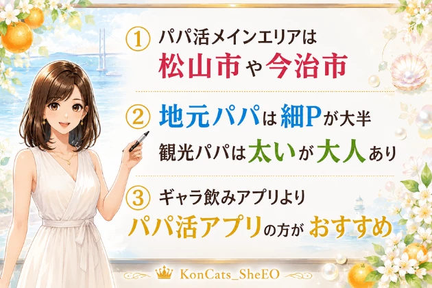 愛媛 パパ活 特徴