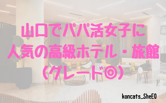 山口県　パパ活　女性　高級ホテル・旅館
