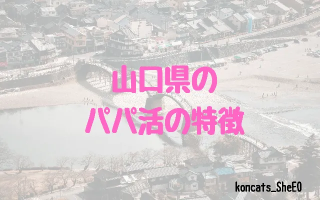 山口県　パパ活　女性　特徴