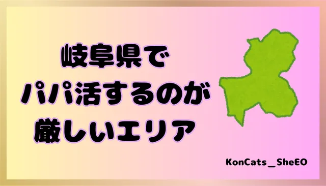 パパ活 岐阜県 女性 難しいエリア