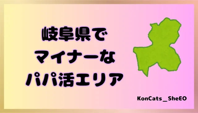 パパ活 岐阜県 女性 マイナーエリア