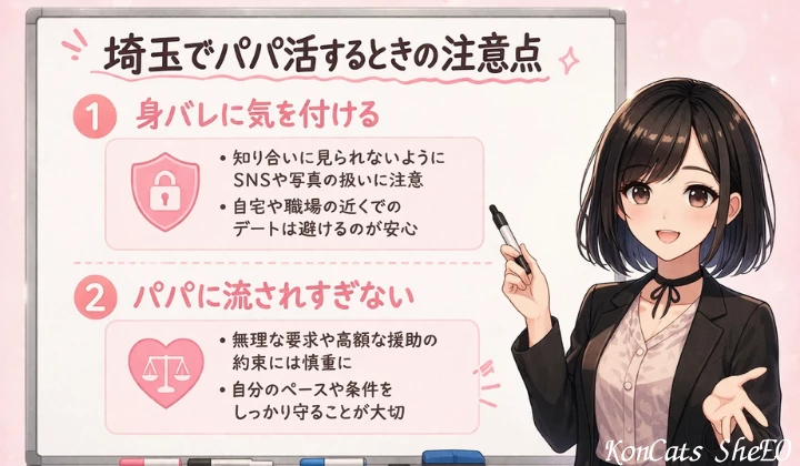 埼玉　パパ活　注意点
