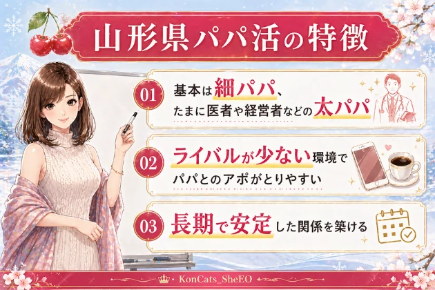 山形　パパ活　特徴