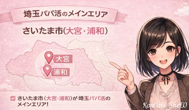 埼玉　パパ活　メインエリア