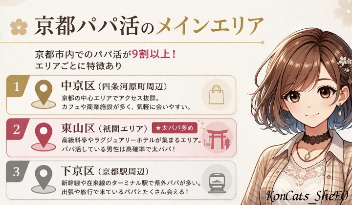 京都 パパ活 メインエリア