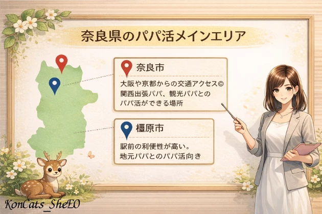 奈良 パパ活 メインエリア