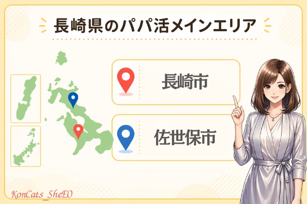 長崎　パパ活　エリア