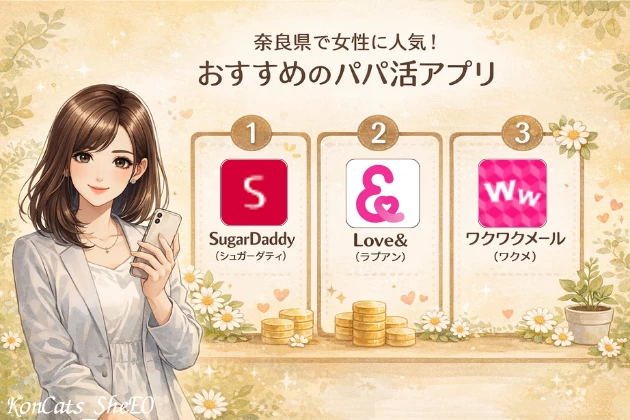 奈良 パパ活 おすすめパパ活アプリ