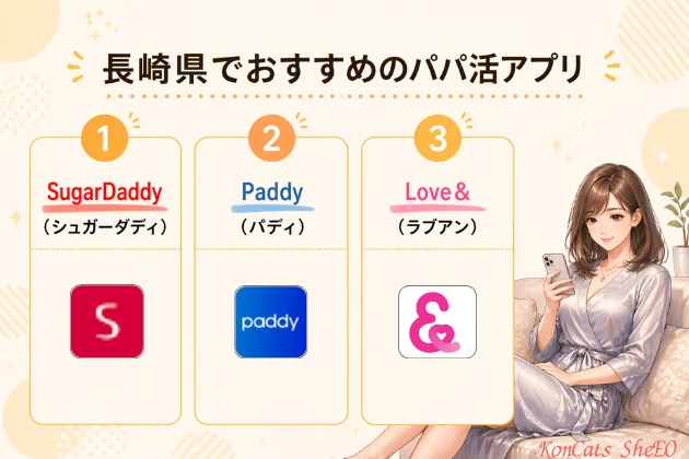 長崎　パパ活　パパ活アプリ　おすすめ