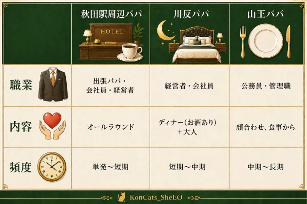 秋田 パパ活