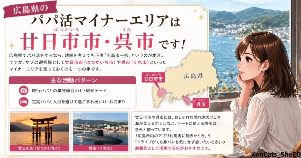 広島県　パパ活　広島パパ活マイナーエリア