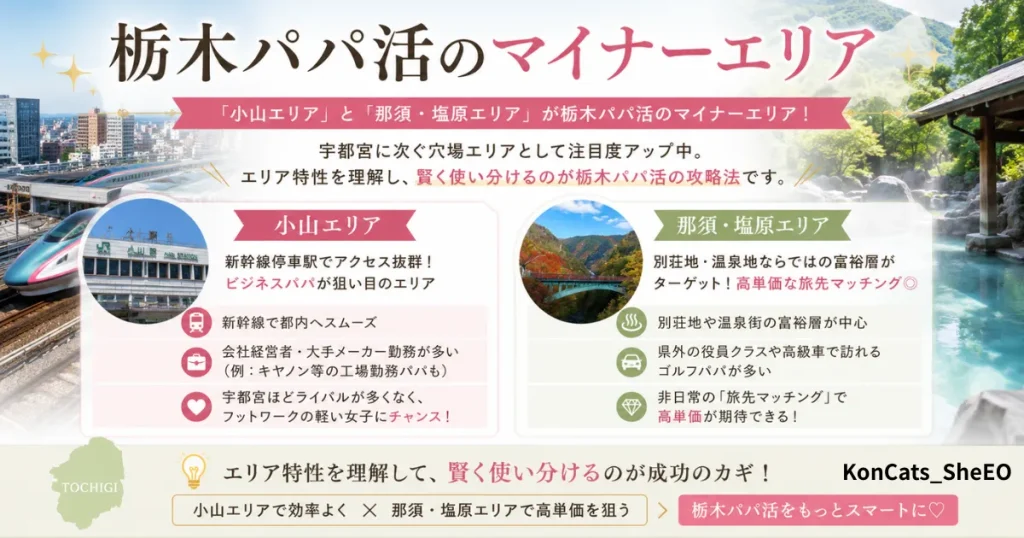 栃木県　パパ活　栃木パパ活のマイナーエリア