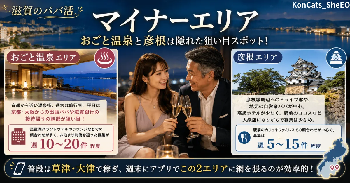 滋賀県　パパ活　滋賀県のパパ活マイナーエリア