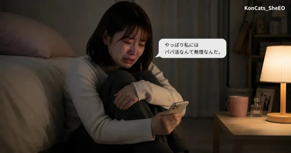 あやかのパパ活体験談 　悲しむあやか