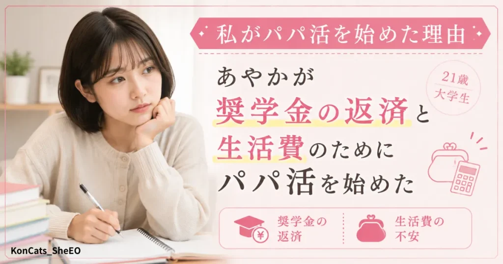 あやかのパパ活体験談 私がパパ活を始めた理由