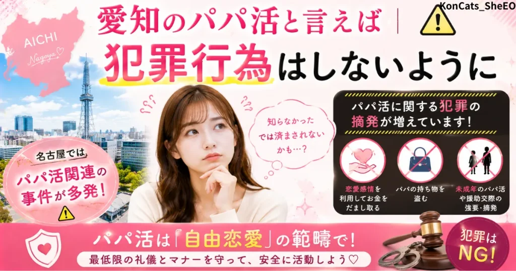 愛知県　パパ活　犯罪行為はしない