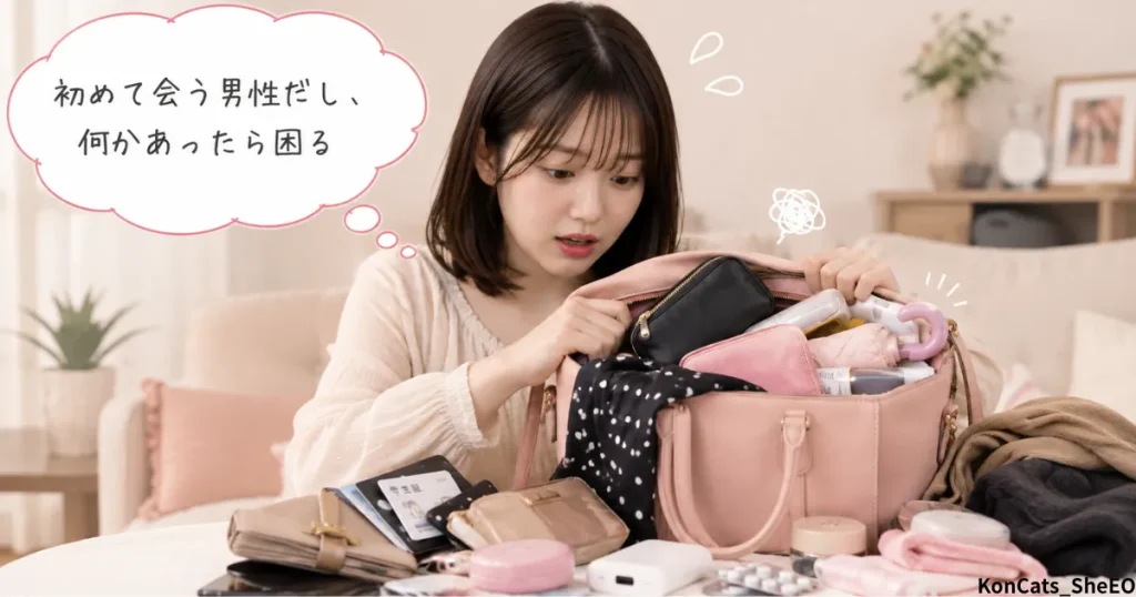 あやかパパ活体験談 初デートの持ち物編 荷物がぱんぱん