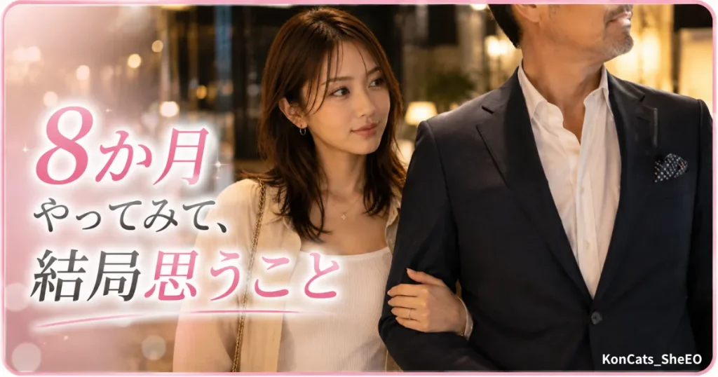由美パパ活体験談　由美のパパたち　八か月やっておもうこと