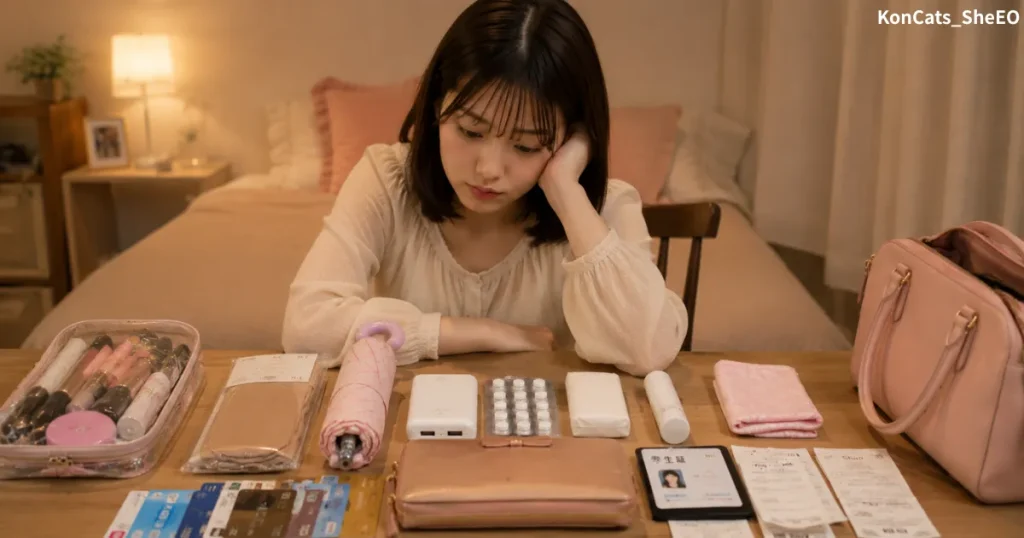 あやかパパ活体験談 初デートの持ち物編 鞄の中身